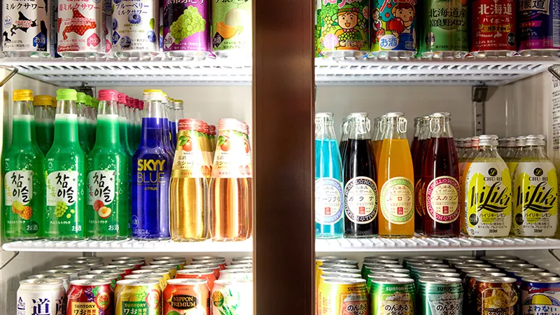 種類豊富なアルコール