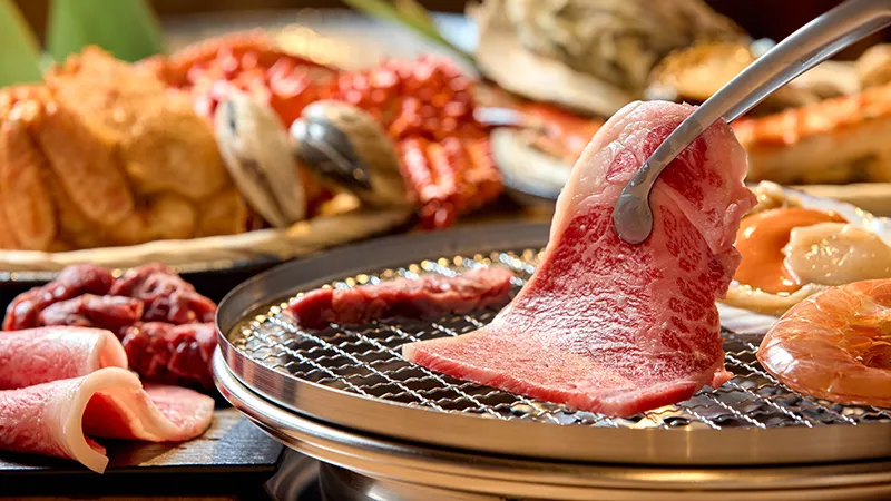 ロースター付き　焼肉